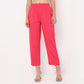 Straight Fit Solid Ethnic Pants 
