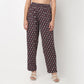 Straight Printed Pants