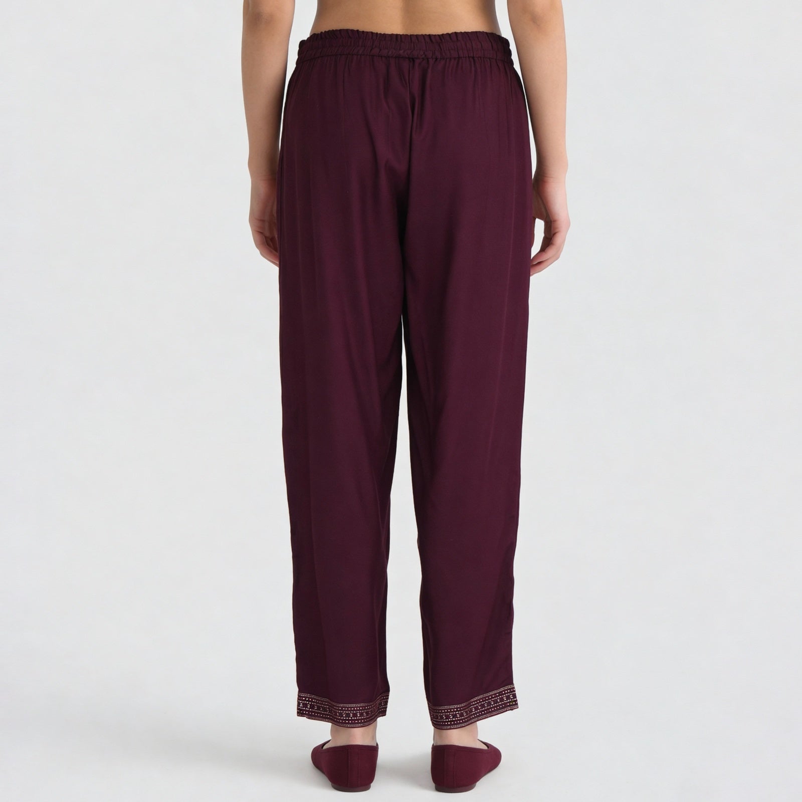 Ankle Length Printed Straight Pants