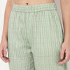 Order Now Women Striped Straight Fit Mid Rise Ethnic Wear Pant by Style Union