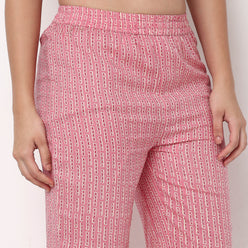 Essential Printed Straight Pants