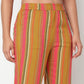 Striped Mid Rise Cord-It Pant