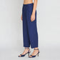 Solid Mid Rise Travel Pants