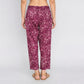 Cotton Printed A-Line Straight Pants