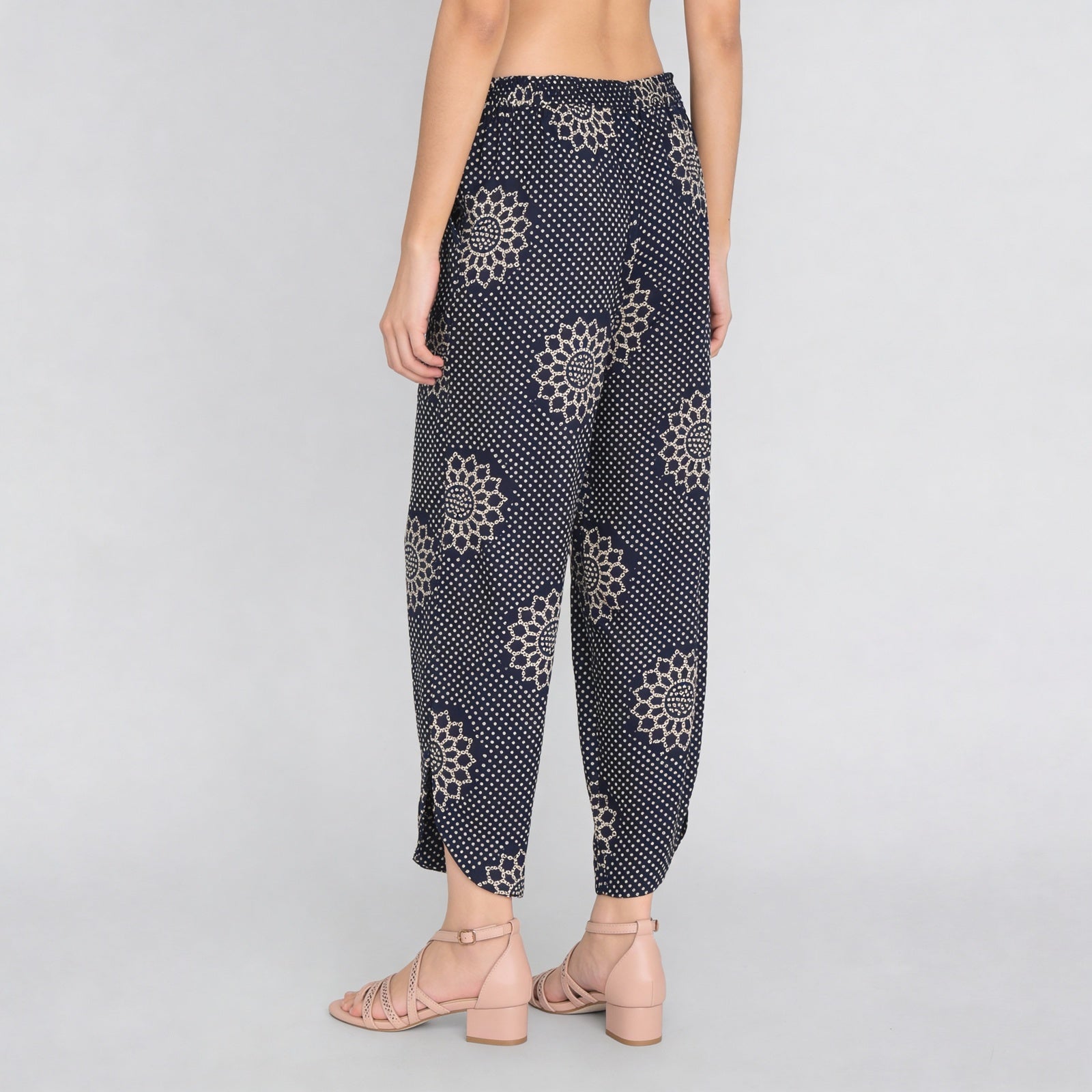 Printed Full Length Travel Pants