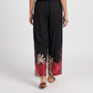 Straight Fit Printed Mid Rise Palazzos