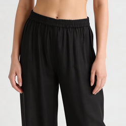 Straight Fit Printed Mid Rise Palazzos