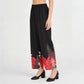 Straight Fit Printed Mid Rise Palazzos