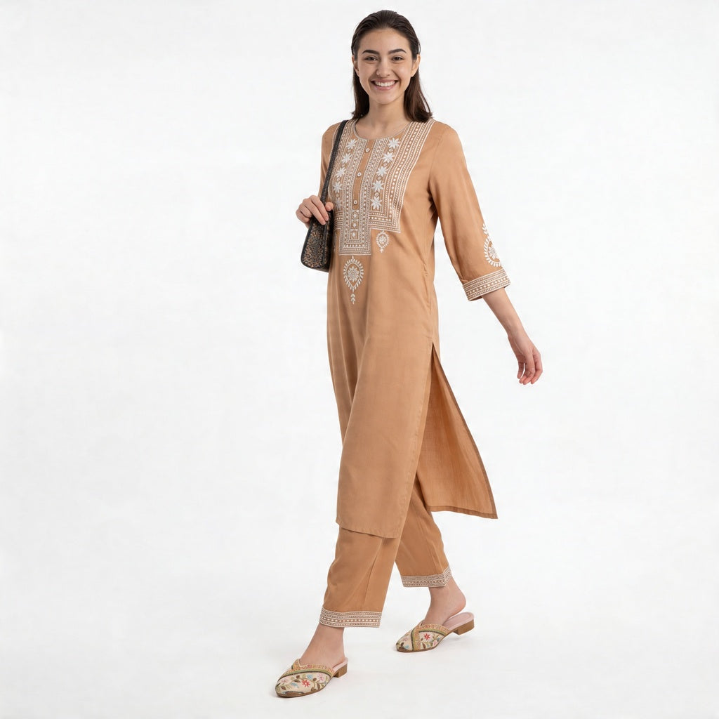 Ankle Length Straight Pant
