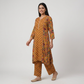 Printed Straight Mid Rise Pants