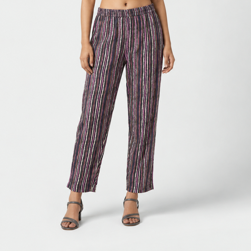 Printed Straight Pants