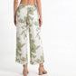Printed Straight Fit Mid Rise Pants