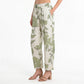 Printed Straight Fit Mid Rise Pants