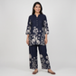 Printed Straight Mid Rise Palazzos