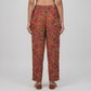 Printed Straight Mid Rise Pants