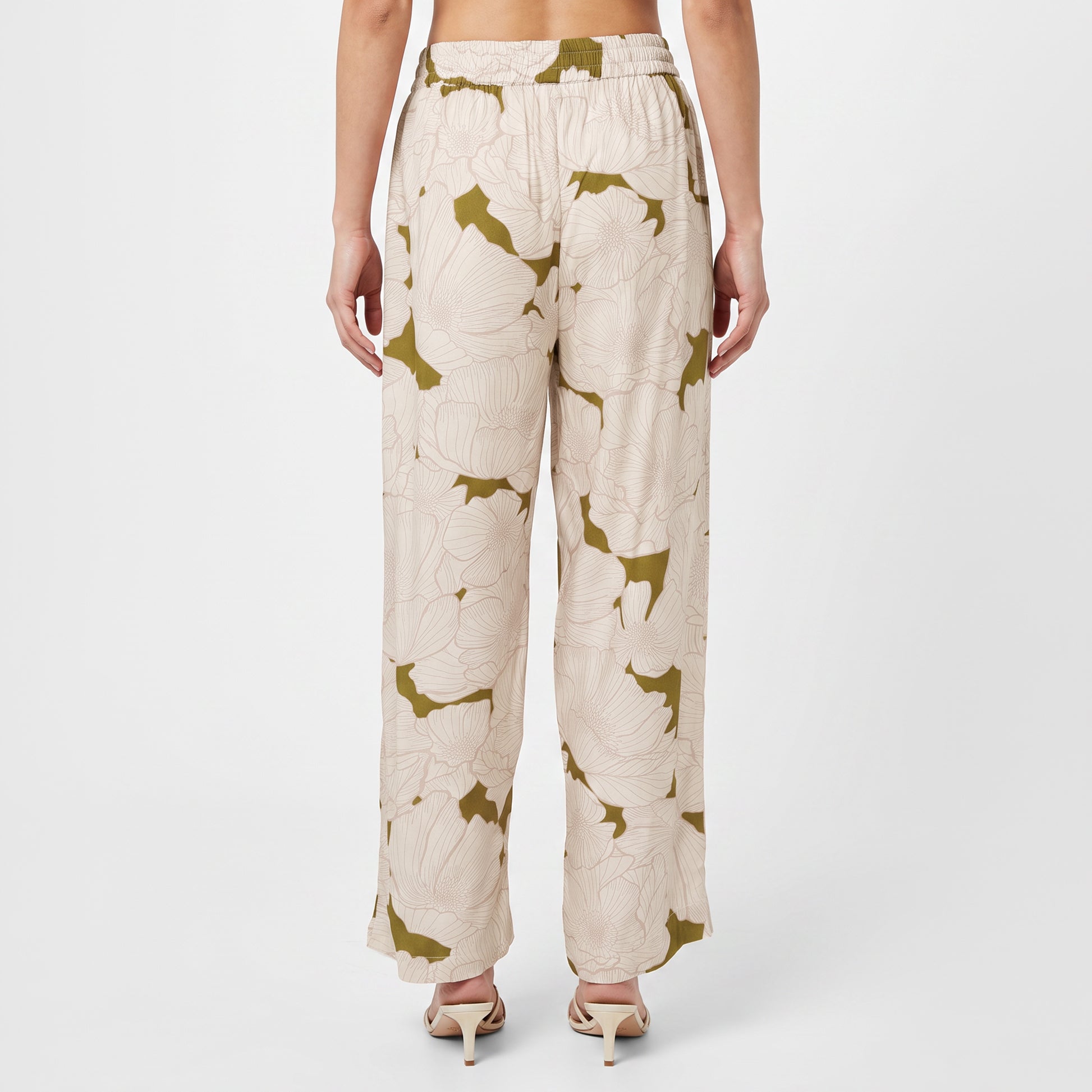 Printed Straight Pants