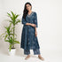 Cotton Printed Straight Mid Rise Pants