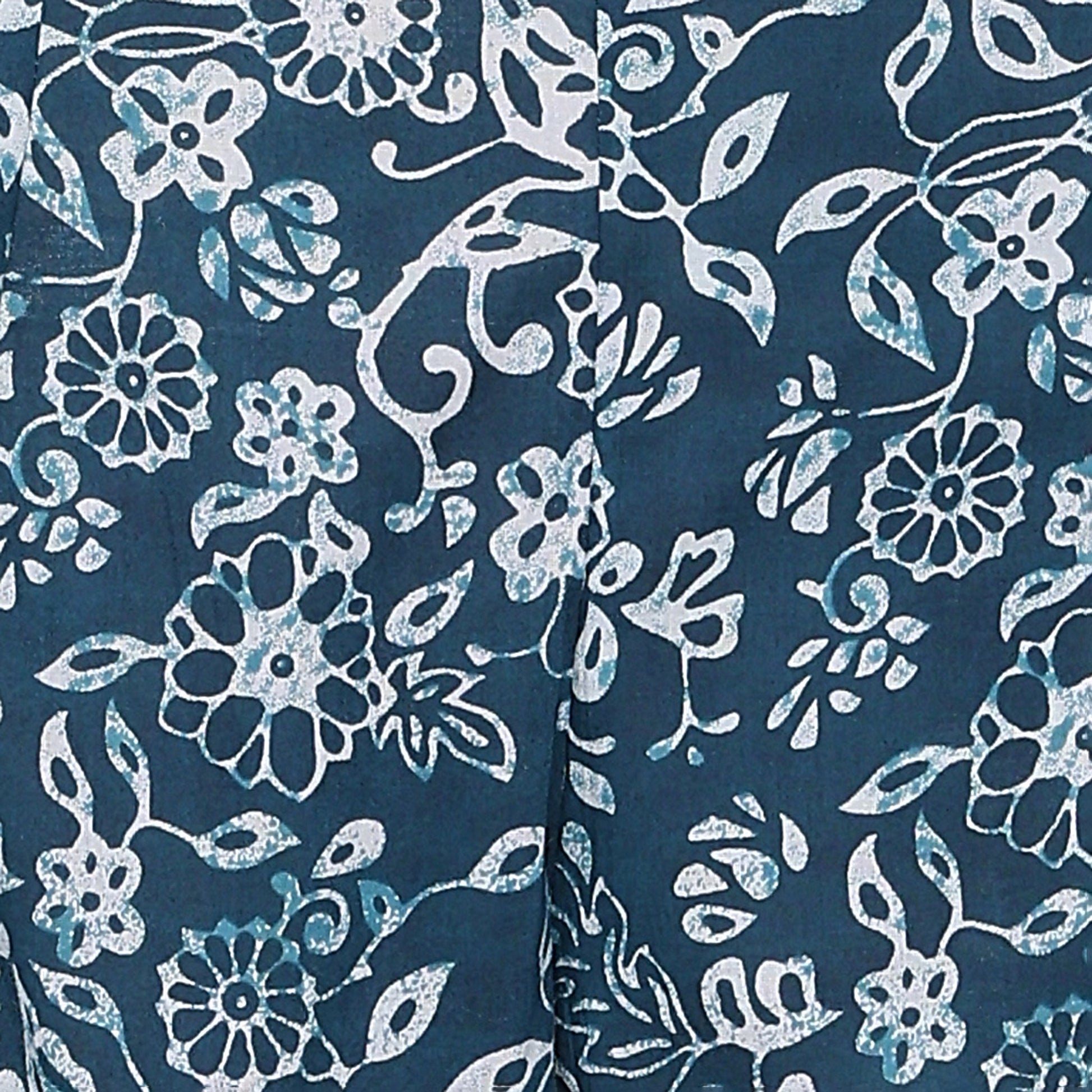 Cotton Printed Straight Mid Rise Pants