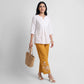 Patchwork Regular Pants