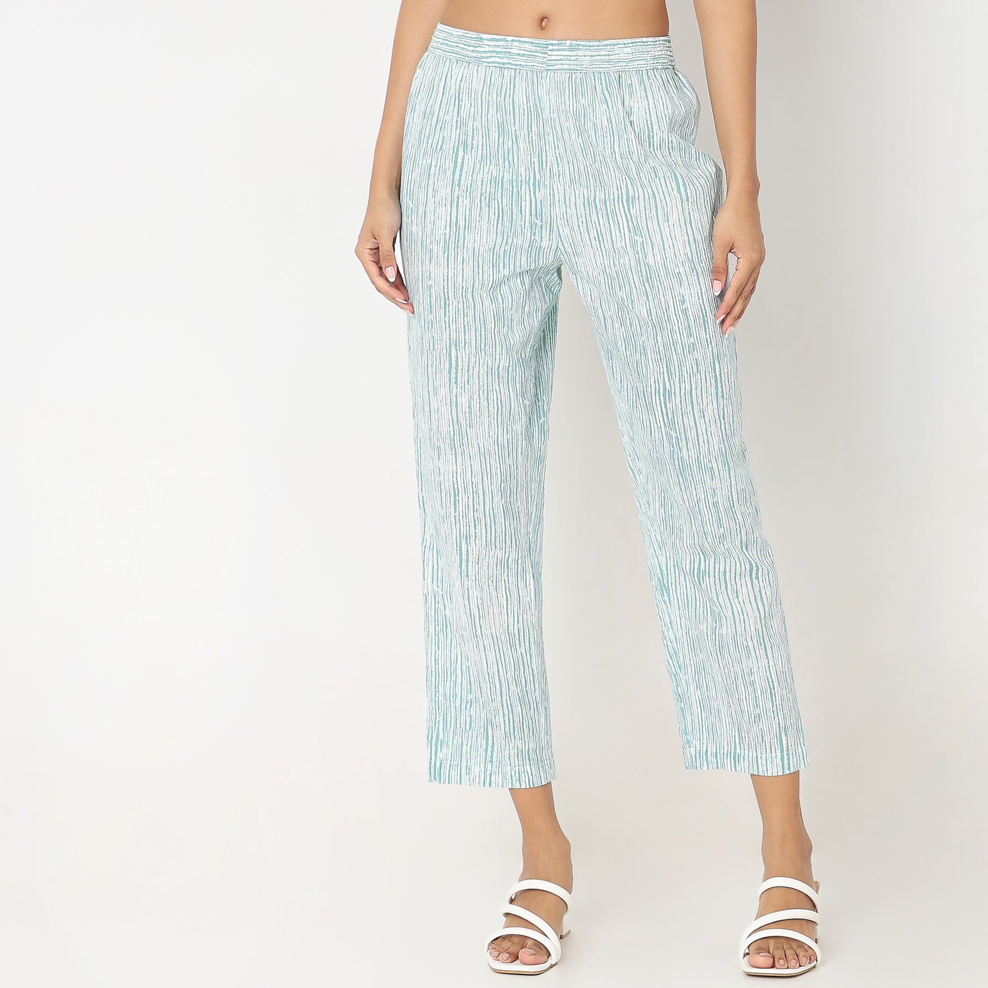 Flare Fit Printed Kurta with Pant Set