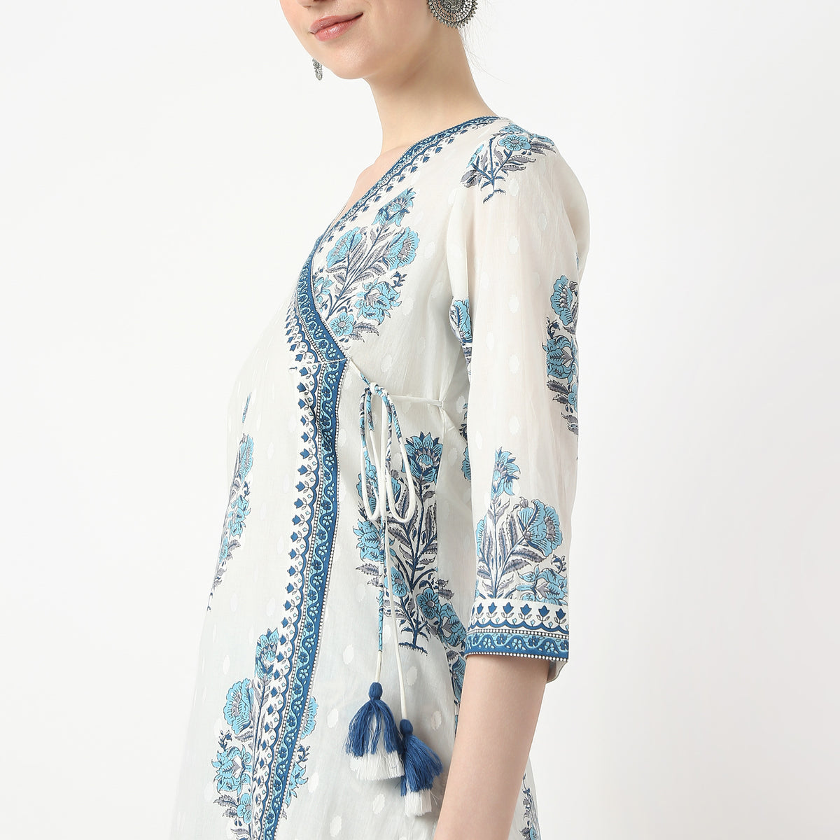 Straight Fit Printed Kurta and Pant with Dupatta Set