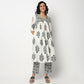 Buy Women Flare Fit Printed Three-Fourth Sleeve Kurta and Pant with Dupatta Set  - Style Union