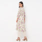Floral Print Round Neck Kurta with Pant Set