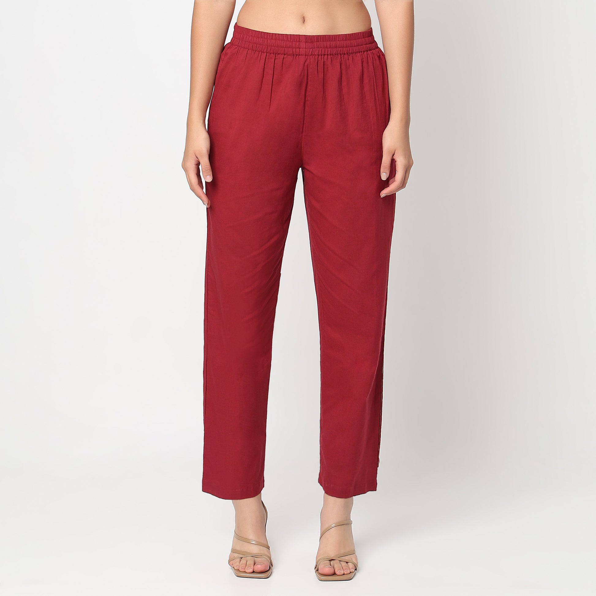 Flare Fit Printed V-Neck Kurta and Pant with Dupatta Set