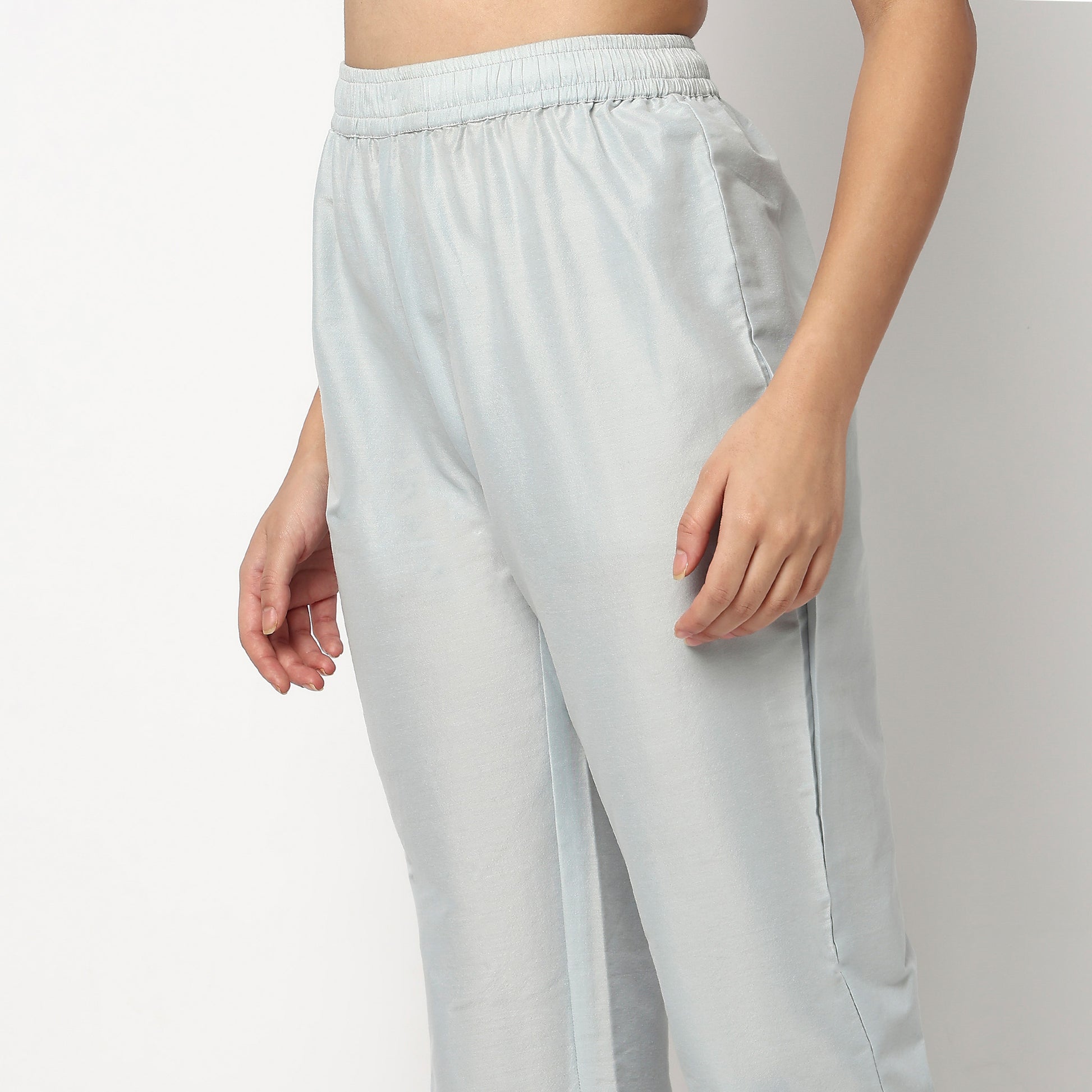 Buy Women Straight Fit Embroidered Three-Fourth Sleeve Kurta and Pant with Dupatta Set  - Style Union