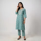Embroidered Straigth Kurta and Pant Set