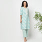 Straight Fit Printed Kurta with Pant Set