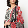 Buy Women Straight Fit Printed Three-Fourth Sleeve Kurta and Pant with Dupatta Set  - Style Union