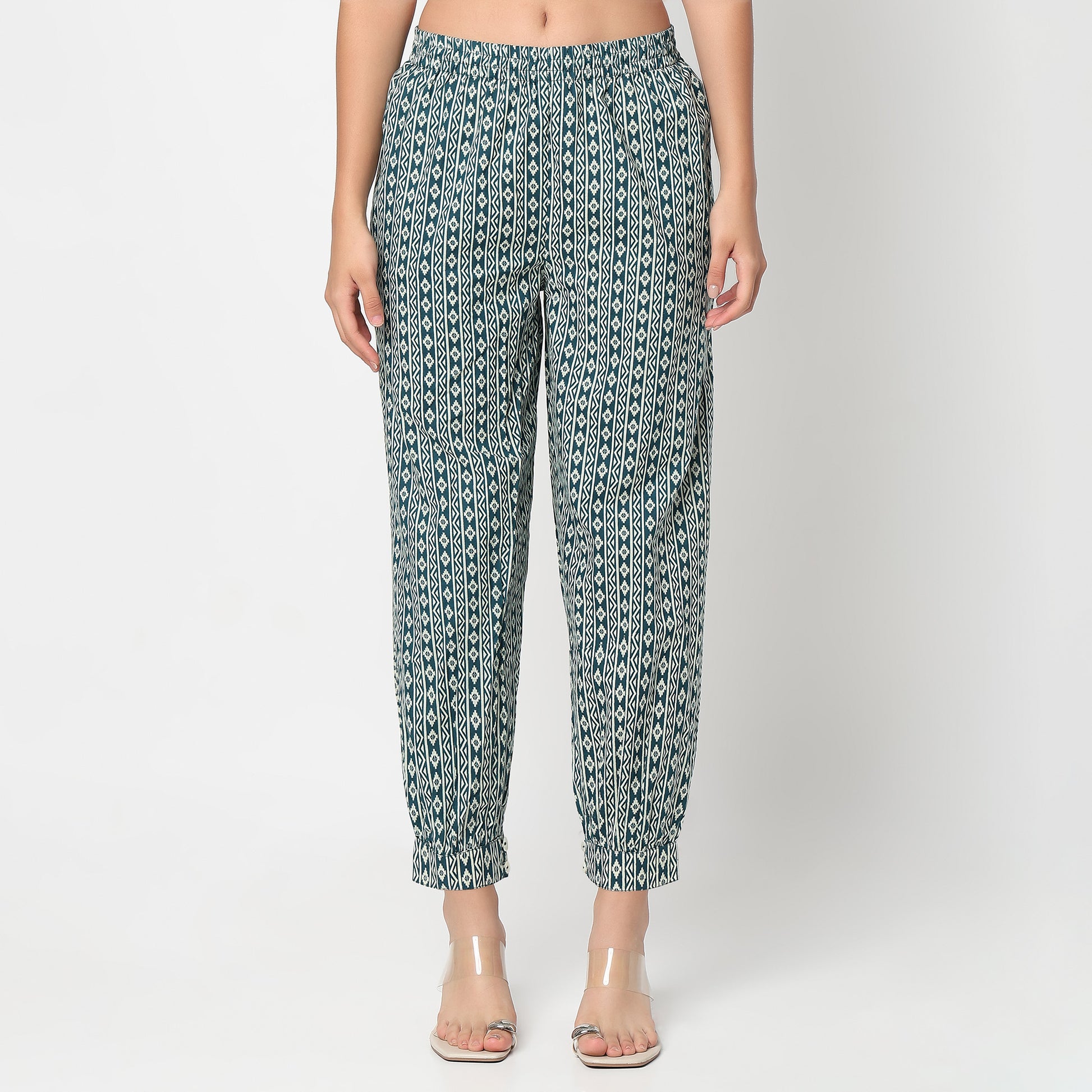 Printed Straight Kurta With Pant Set