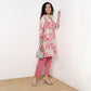 Floral Print Straight Kurta With Pant Set