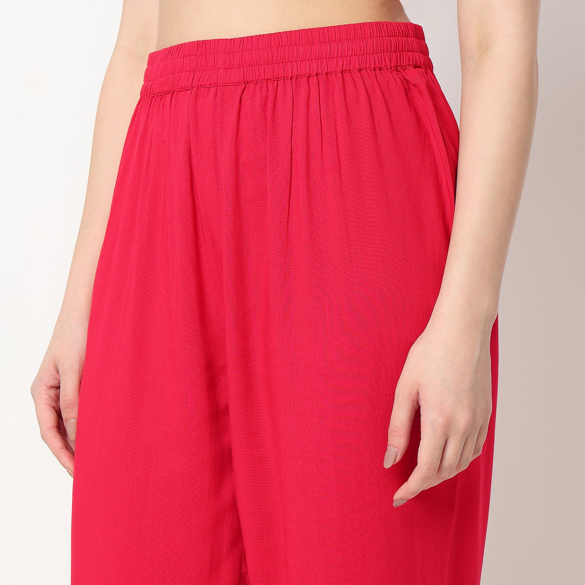 Printed V-Neck Straight Kurta with Pant Set