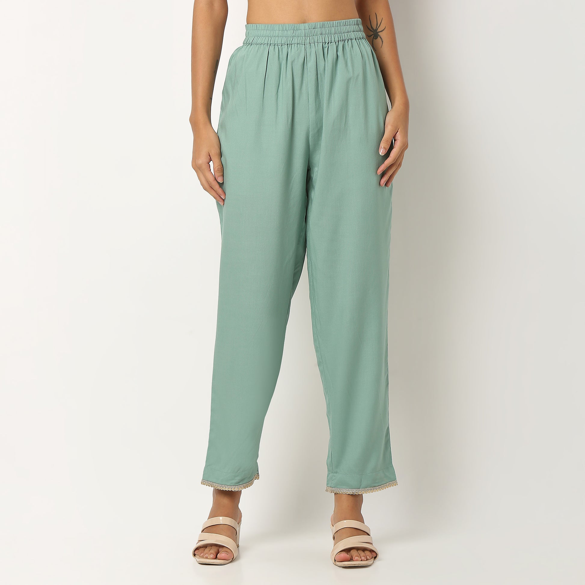 Rayon Printed Kurta Pant Set