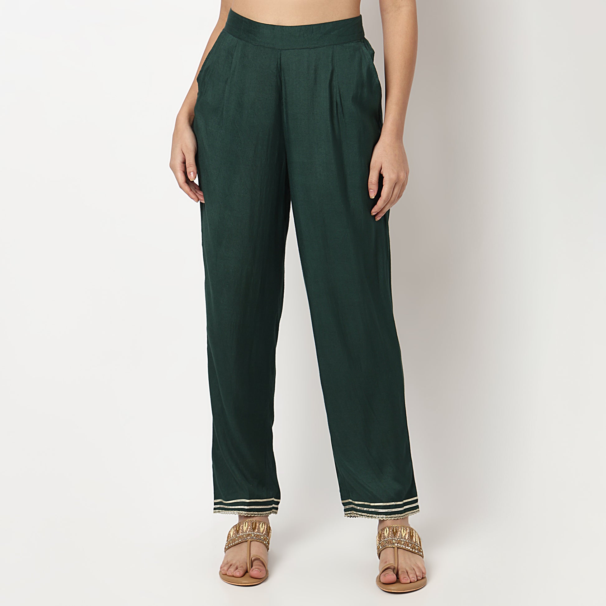 Buy Women Straight Fit Printed Three-Fourth Sleeve Kurta and Pant with Dupatta Set  - Style Union