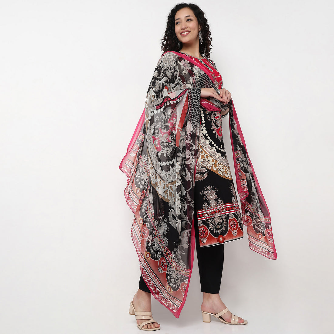 Printed Kurta and Pant Set