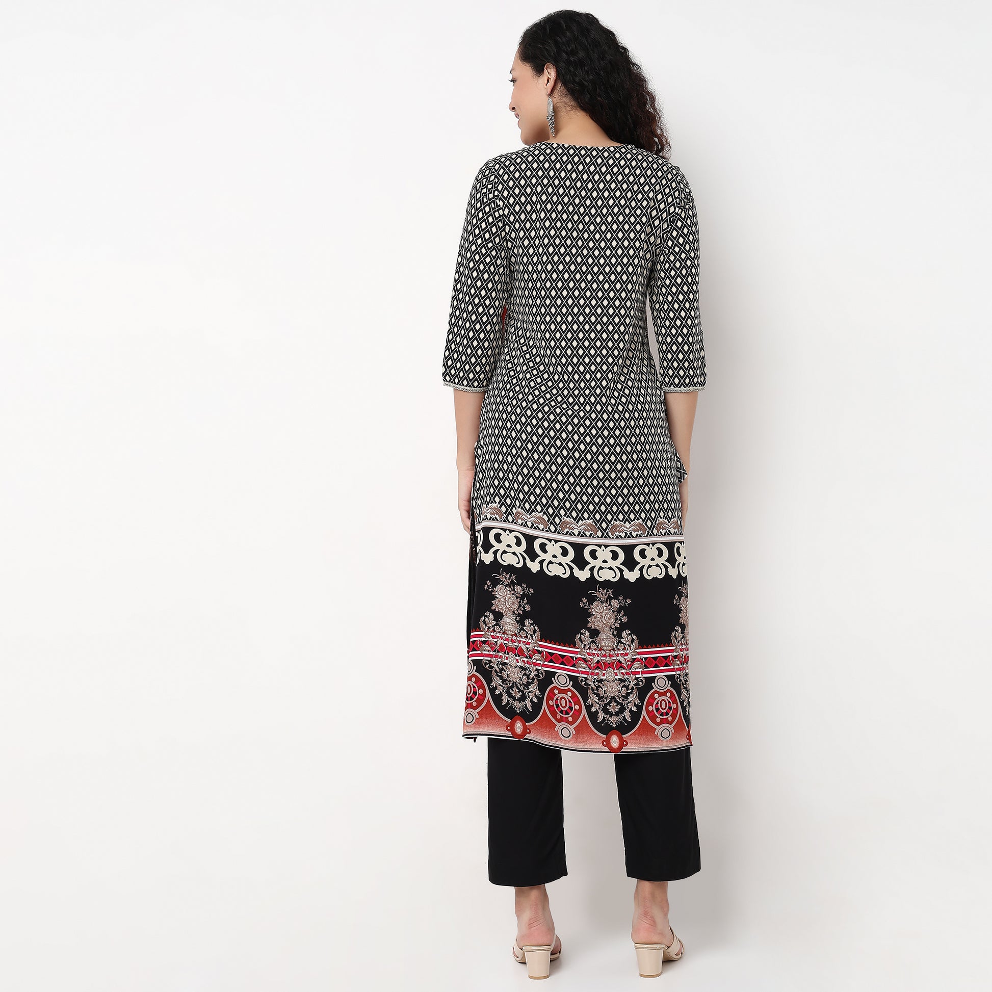 Printed Kurta and Pant Set