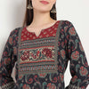 Printed Straight Kurta with Pant Set