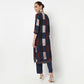 Printed Straight Kurta with Pant and Dupatta Set