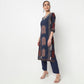 Printed Straight Kurta with Pant and Dupatta Set