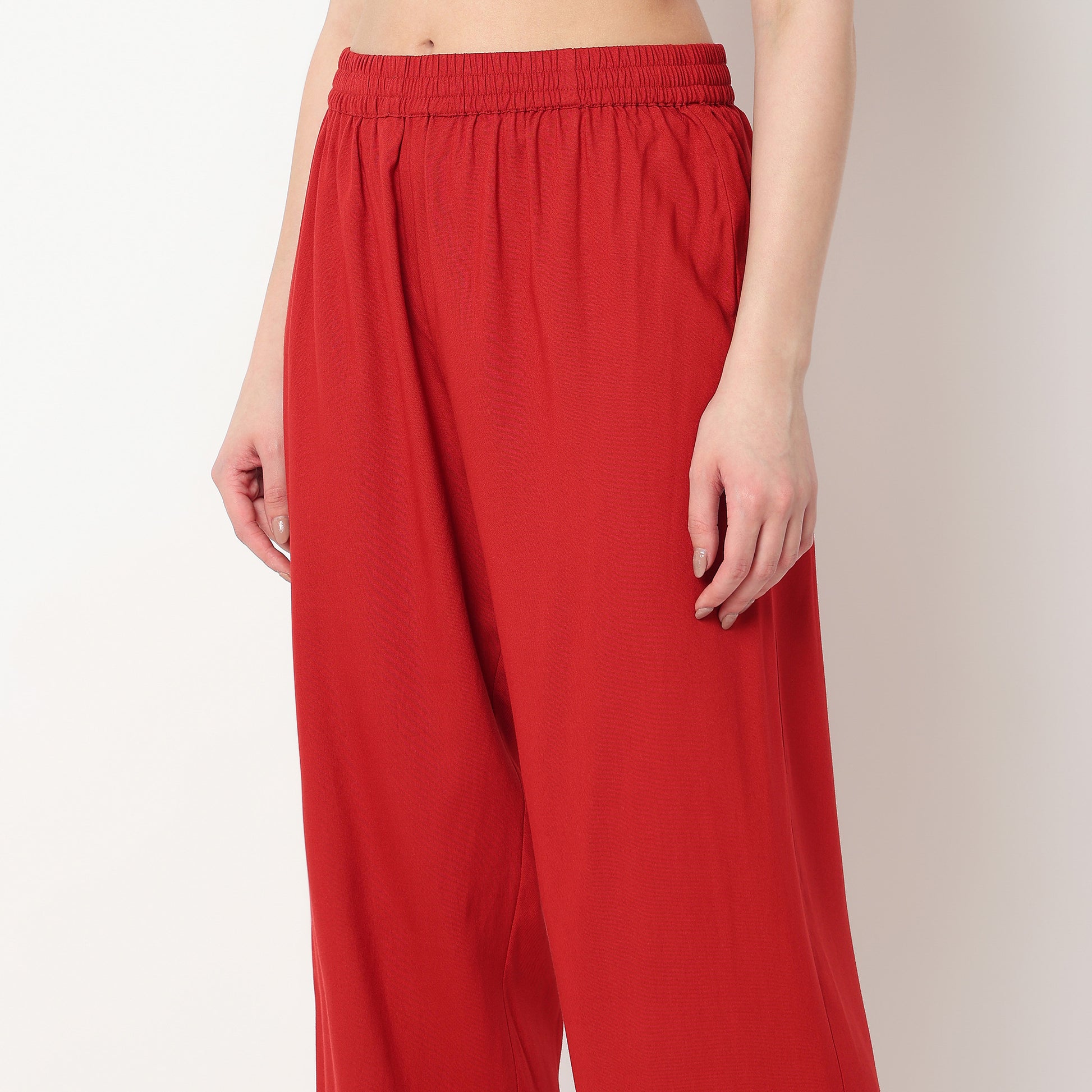 Printed V-Neck Straight Kurta with Pant Set