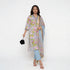 Printed V-Neck Kurta with Pant Set