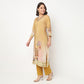 Printed V-Neck Kurta with Pant & with Dupatta Set