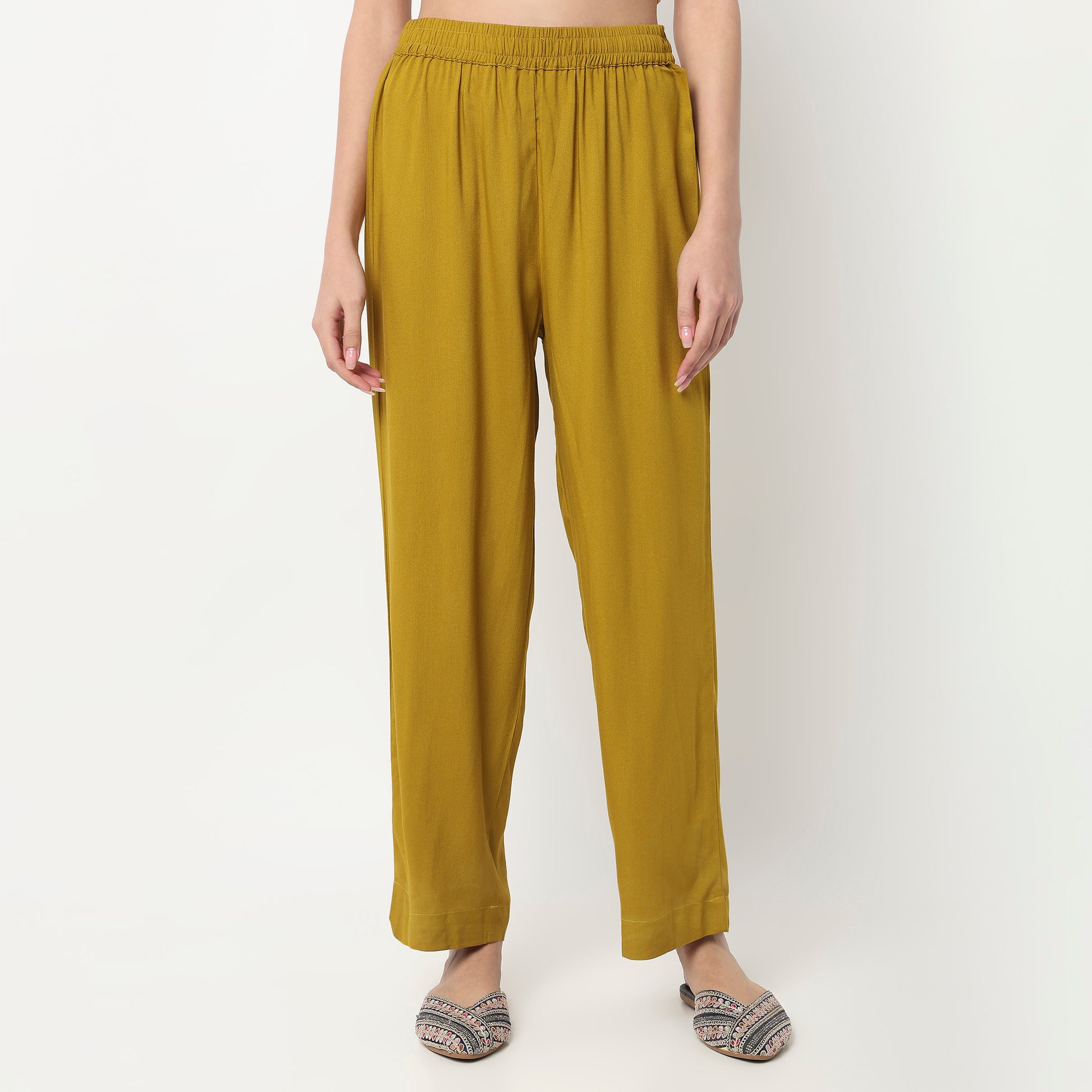 V-Neck Printed Straight Kurta with Pant & with Dupatta Set