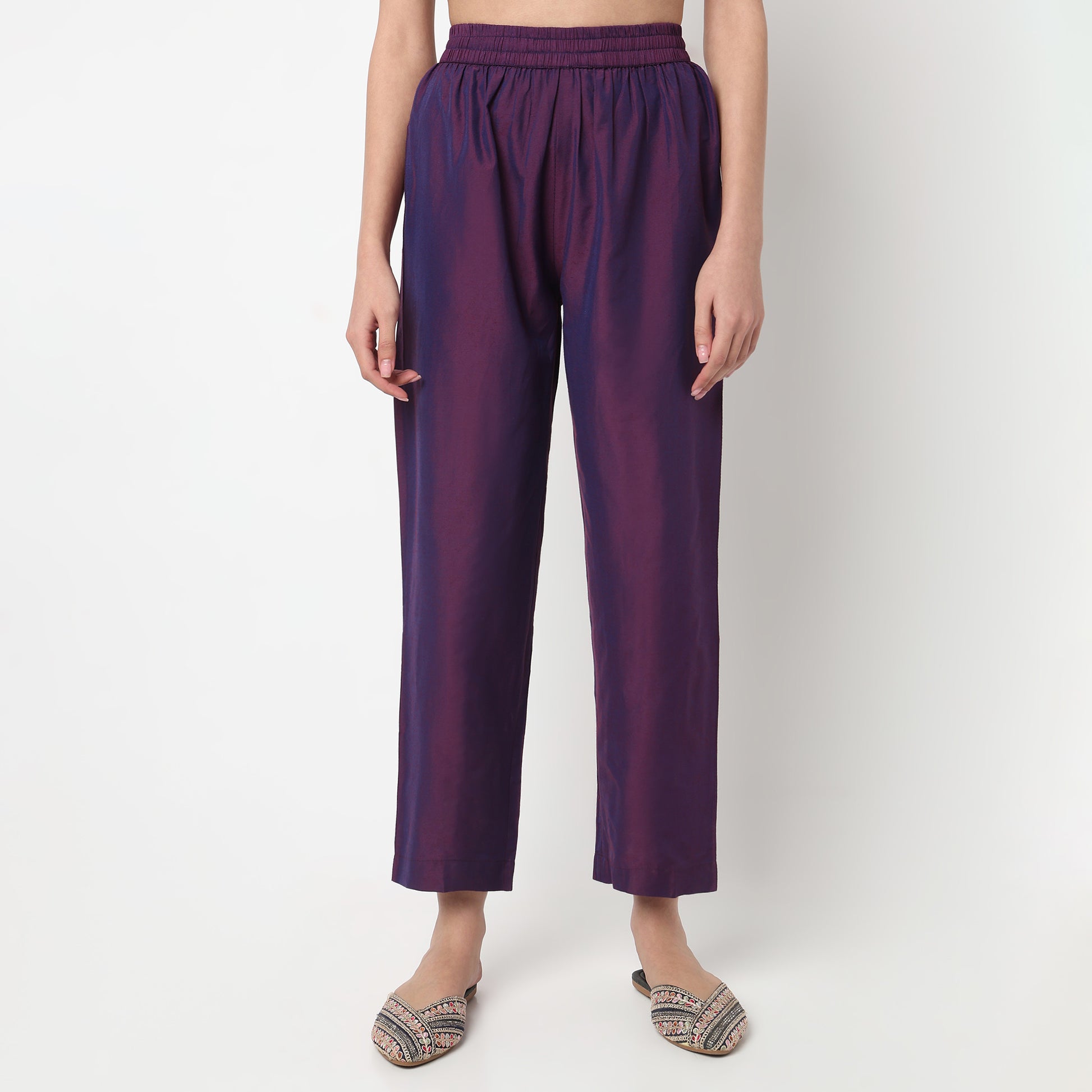 V-Neck Kurta with Pant & with Dupatta Set