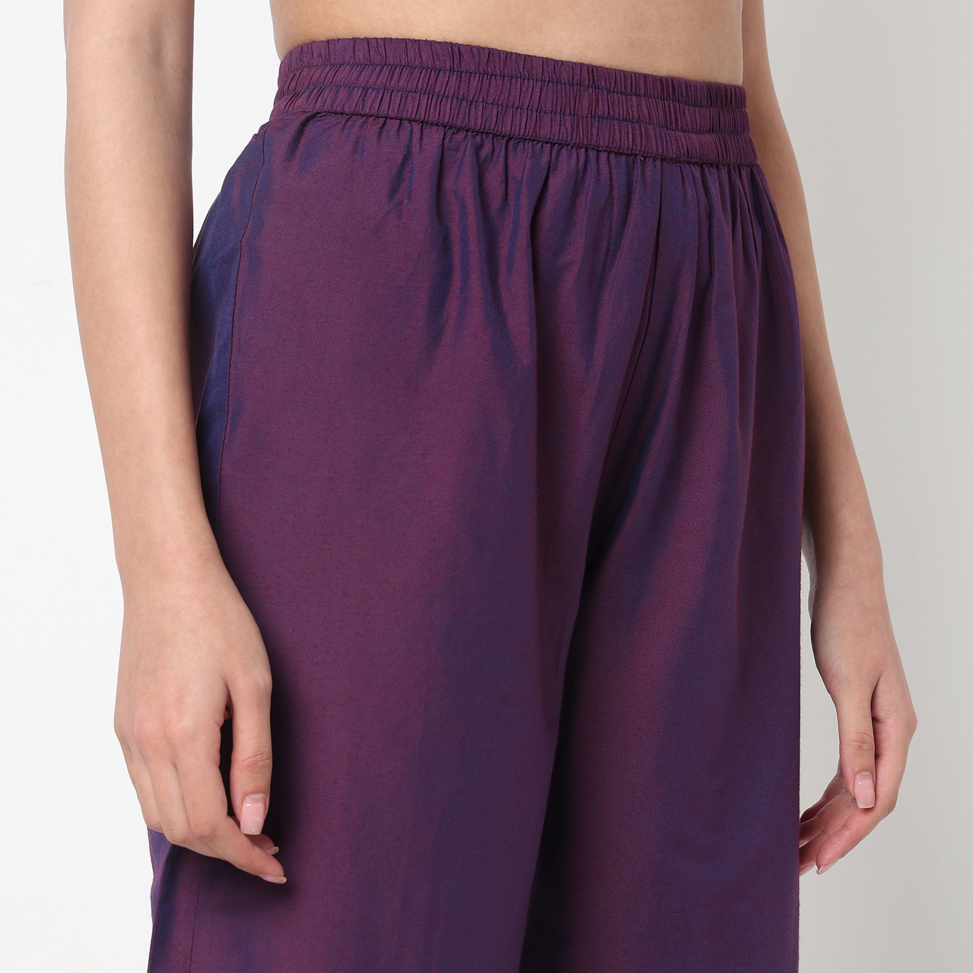 V-Neck Kurta with Pant & with Dupatta Set