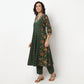 Buy Women Flare Fit Printed Three-Fourth Sleeve Kurta and Pant with Dupatta Set  - Style Union
