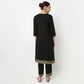 V-Neck Embroidered Straight Kurta with Pant & with Dupatta Set